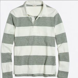 J Crew Rugby Stripe Polo
